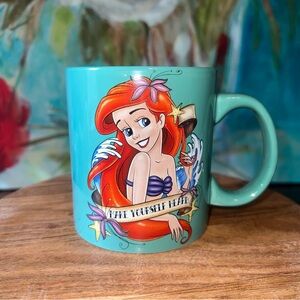 DISNEY'S ARIEL The Little Mermaid Coffee Mug Ceramic Microwave Dishwasher Safe